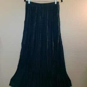 PAINTED PONY Crinkle Maxi Skirt (one size) Blue (F)